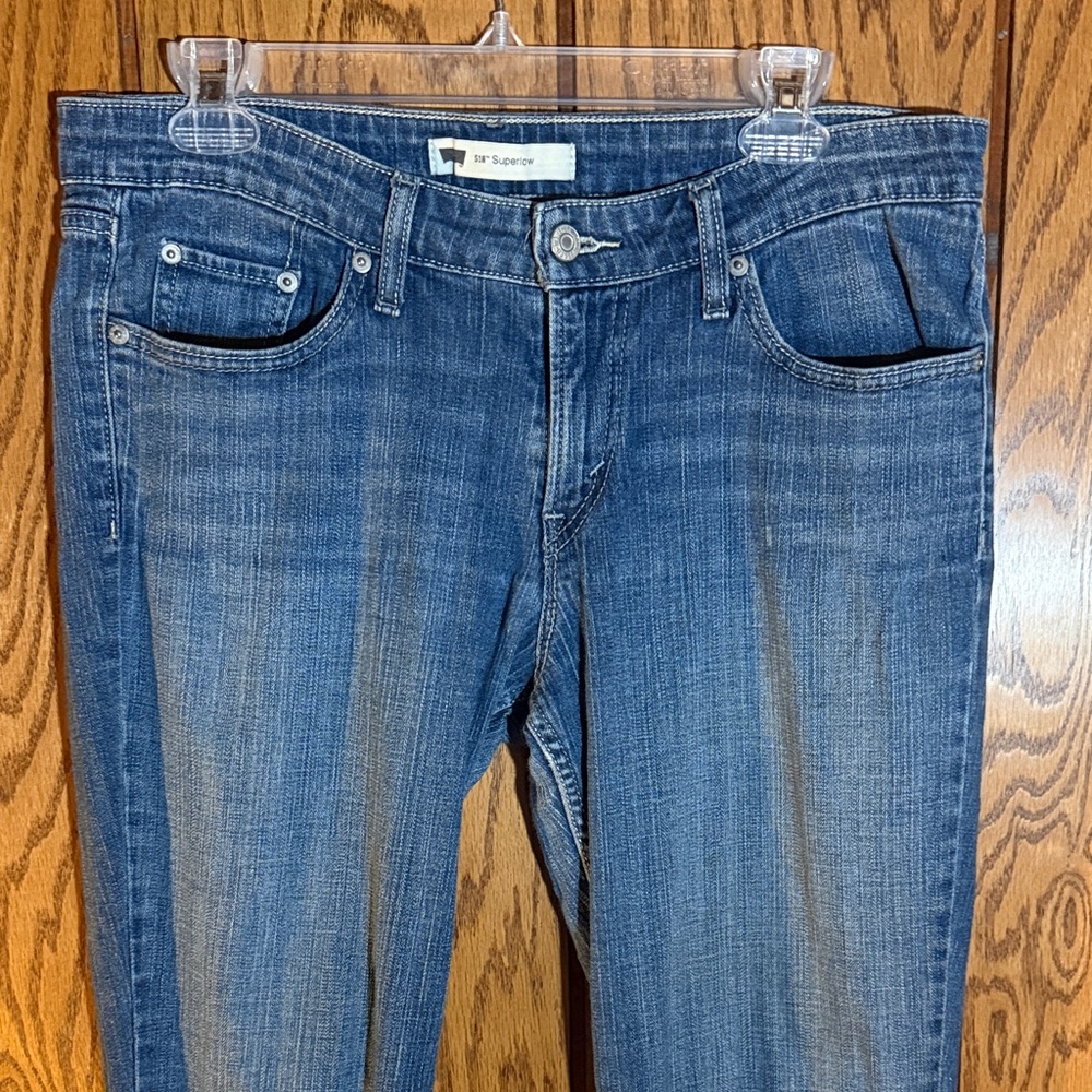 Levi's Dark Blue 518 Superlow Jeans